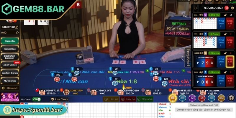 Baccarat GEM88 - Khám Phá Luật Chơi Và Bí Quyết Soi Cầu 2 Cách tính điểm lá bài