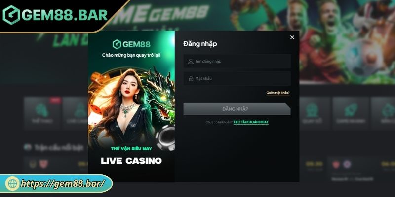 Yếu tố hội viên nên chuẩn bị trước khi đăng nhập GEM88