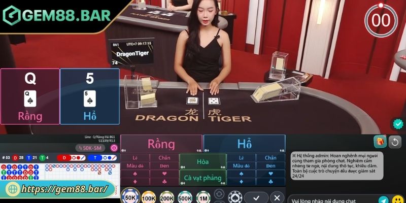 Rồng Hổ GEM88 - Luật Chơi, Cửa Cược Và Chiến Thuật Chuẩn 2 Cửa chẵn – lẻ trong Rồng Hổ