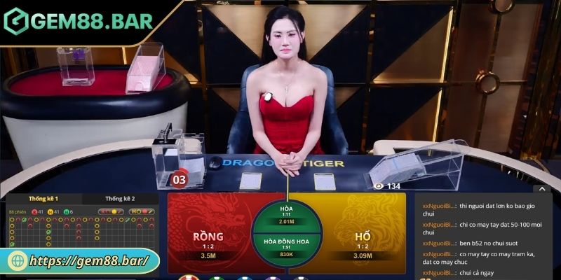 Rồng Hổ GEM88 - Luật Chơi, Cửa Cược Và Chiến Thuật Chuẩn 1 Khám phá game Rồng Hổ GEM88